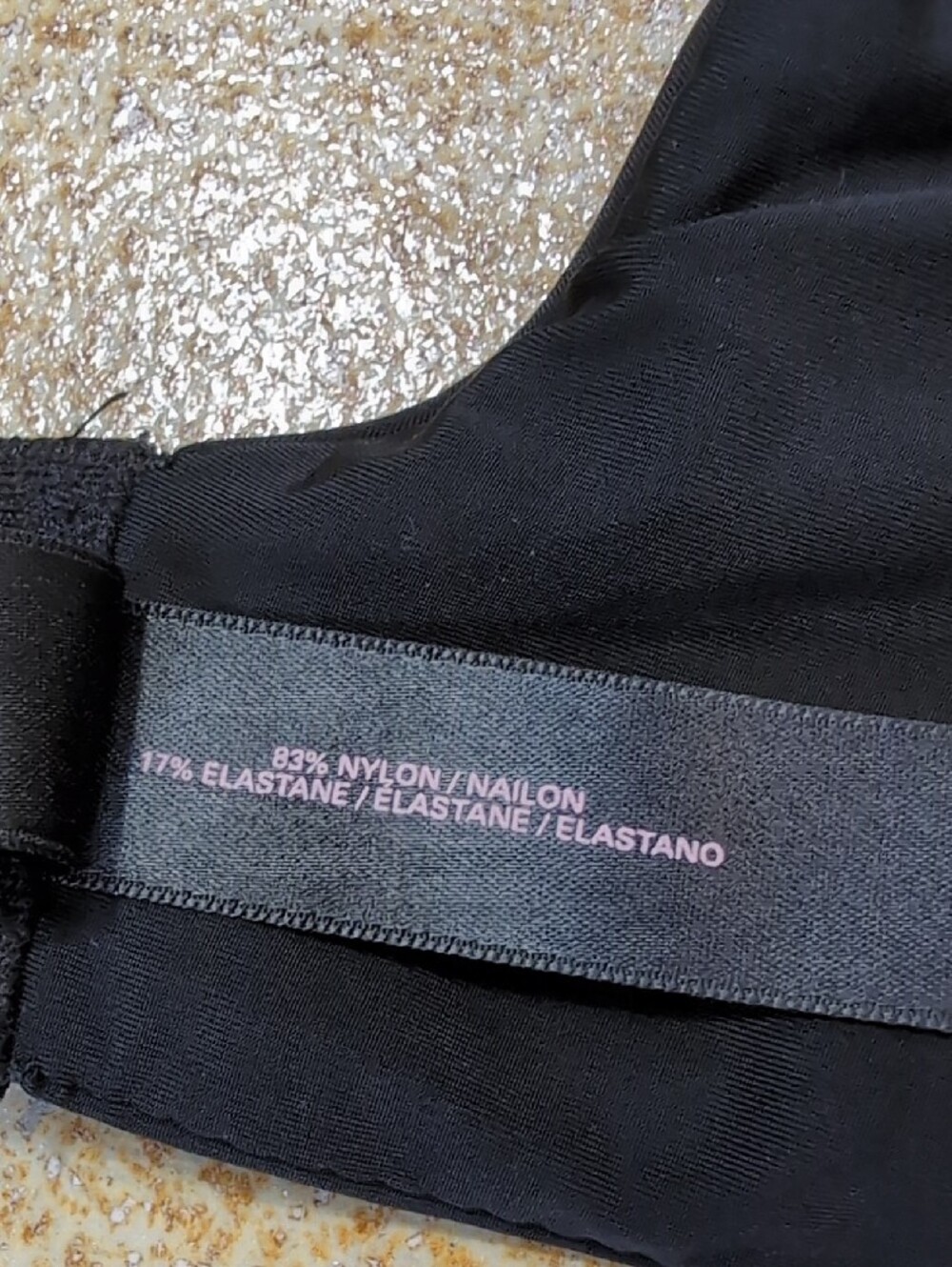 Victoria's Secret Black Lightly Padded T-Shirt Bra Adjustable Straps Size 36C - Picture 4 of 8